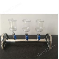 LYCN-3S薄膜(mo)過濾器塑(su)料濾頭(tou)（三(san)聯不帶泵）