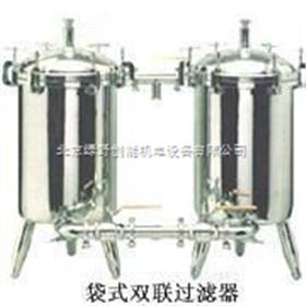 不(bu)鏽鋼(gang)雙聯袋式(shi)過(guo)濾器